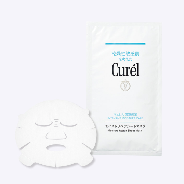 キュレル 潤浸保湿 モイストリペアシートマスク