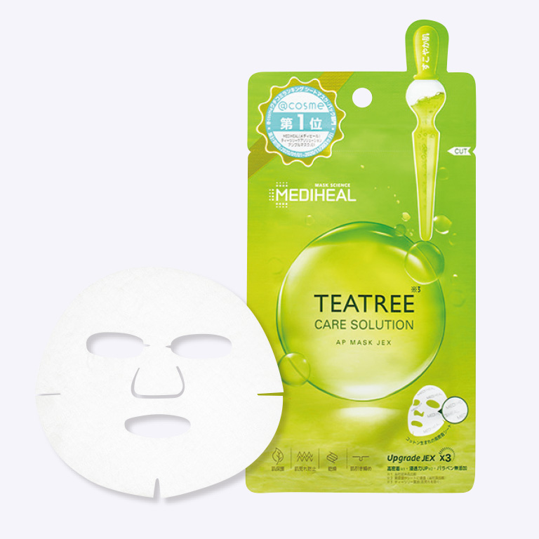メディヒール ティーツリーケア ソリューション アンプルマスク JEX